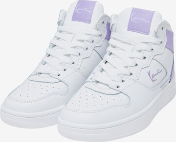 Baskets hautes Karl Kani en blanc