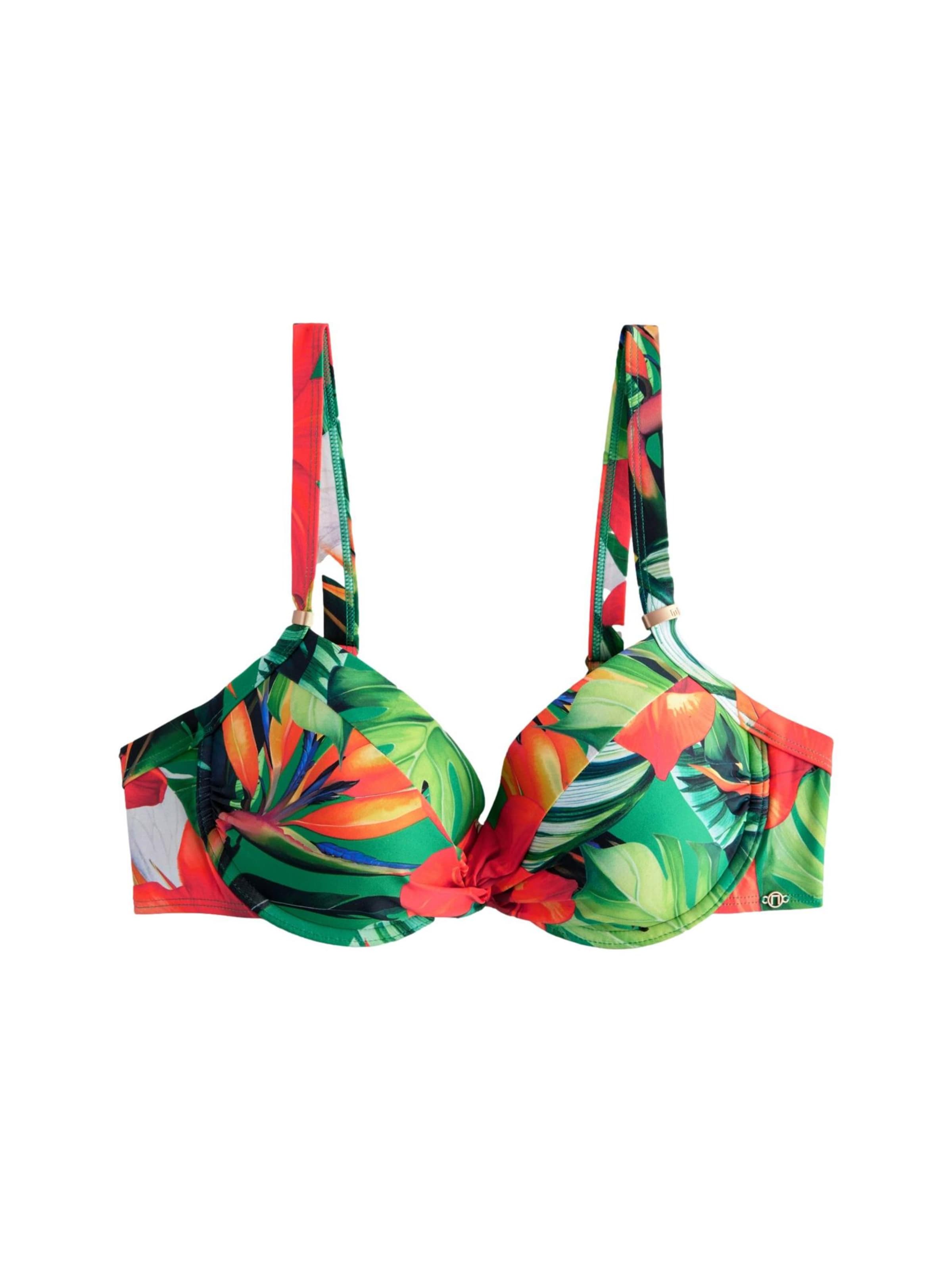 žalia Next Marškinėliai Bikinio viršutinė dalis: priekis