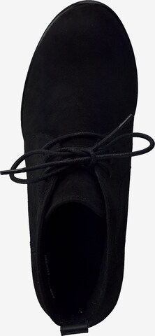 MARCO TOZZI حذاء كاحل برباط بلون أسود