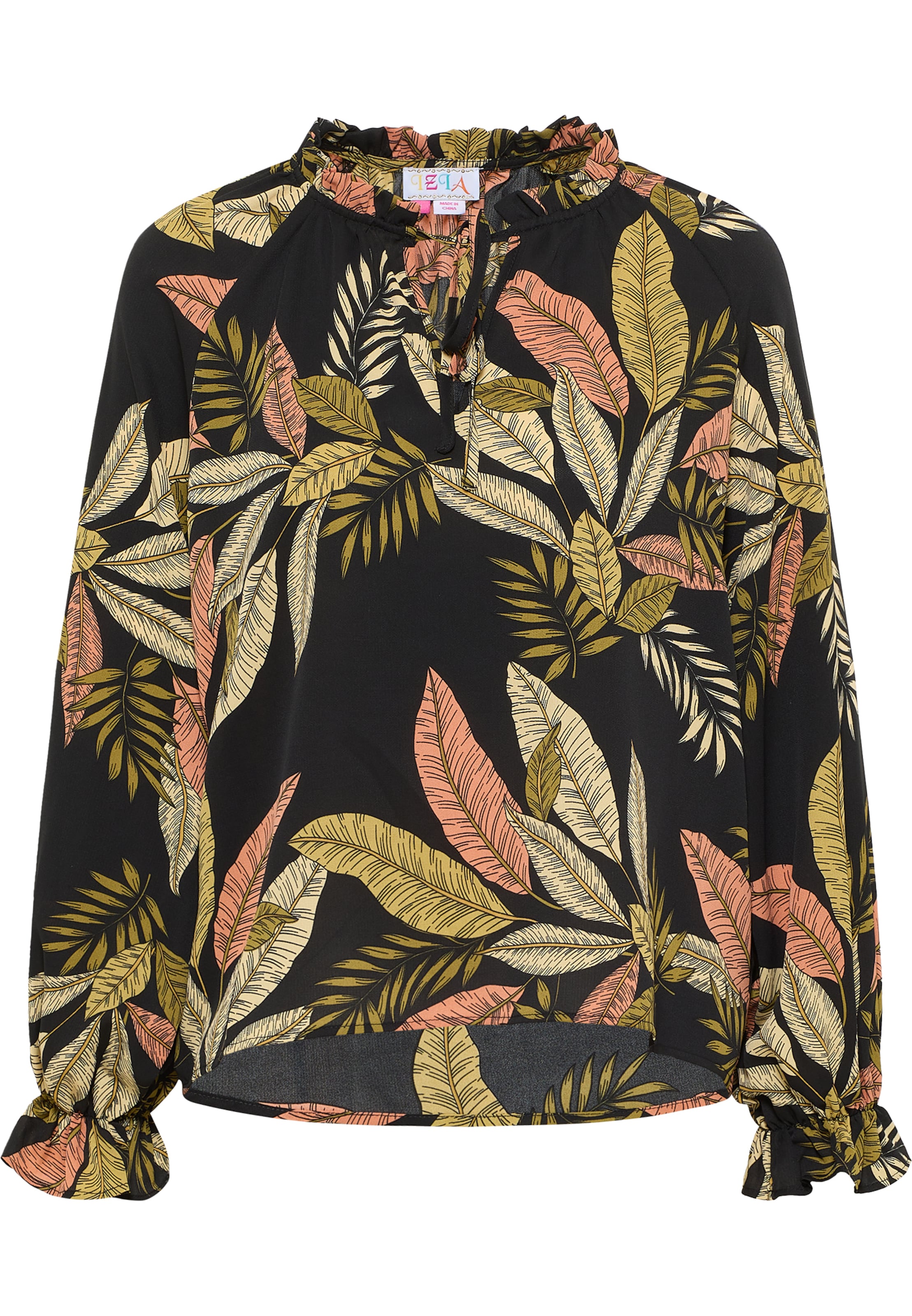 IZIA Блуза в черно: отпред