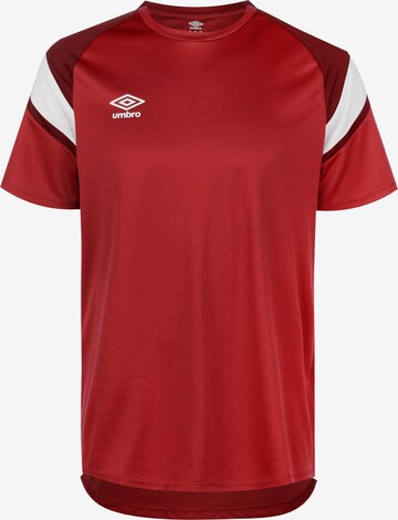 T-Shirt fonctionnel UMBRO en rouge : devant