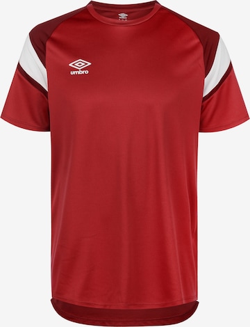 UMBRO Functioneel shirt in Rood: voorkant