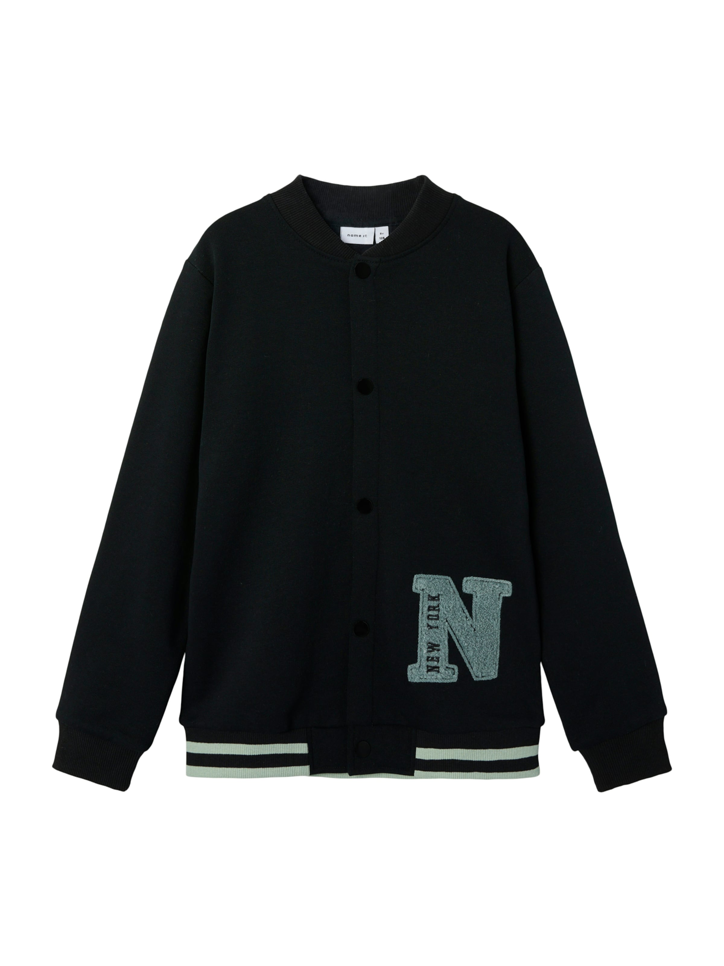 NAME IT Mikina 'NKMOSKAR' – černá: přední strana