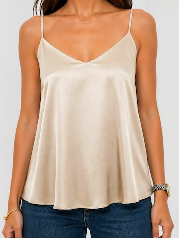 Opal Studio Shirt ' Feline ' in Beige