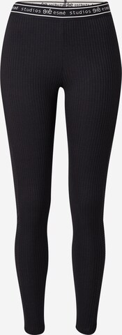 Esmé Studios Skinny Leggings 'April' in Black: front