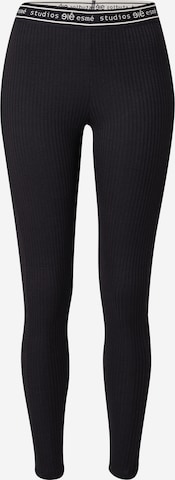 Esmé Studios Skinny Leggings 'April' in Black: front