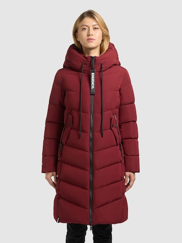 khujo Winter Coat 'Mikia4' in Red: front
