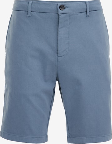 mėlyna WE Fashion Prigludęs „Chino“ stiliaus kelnės: priekis