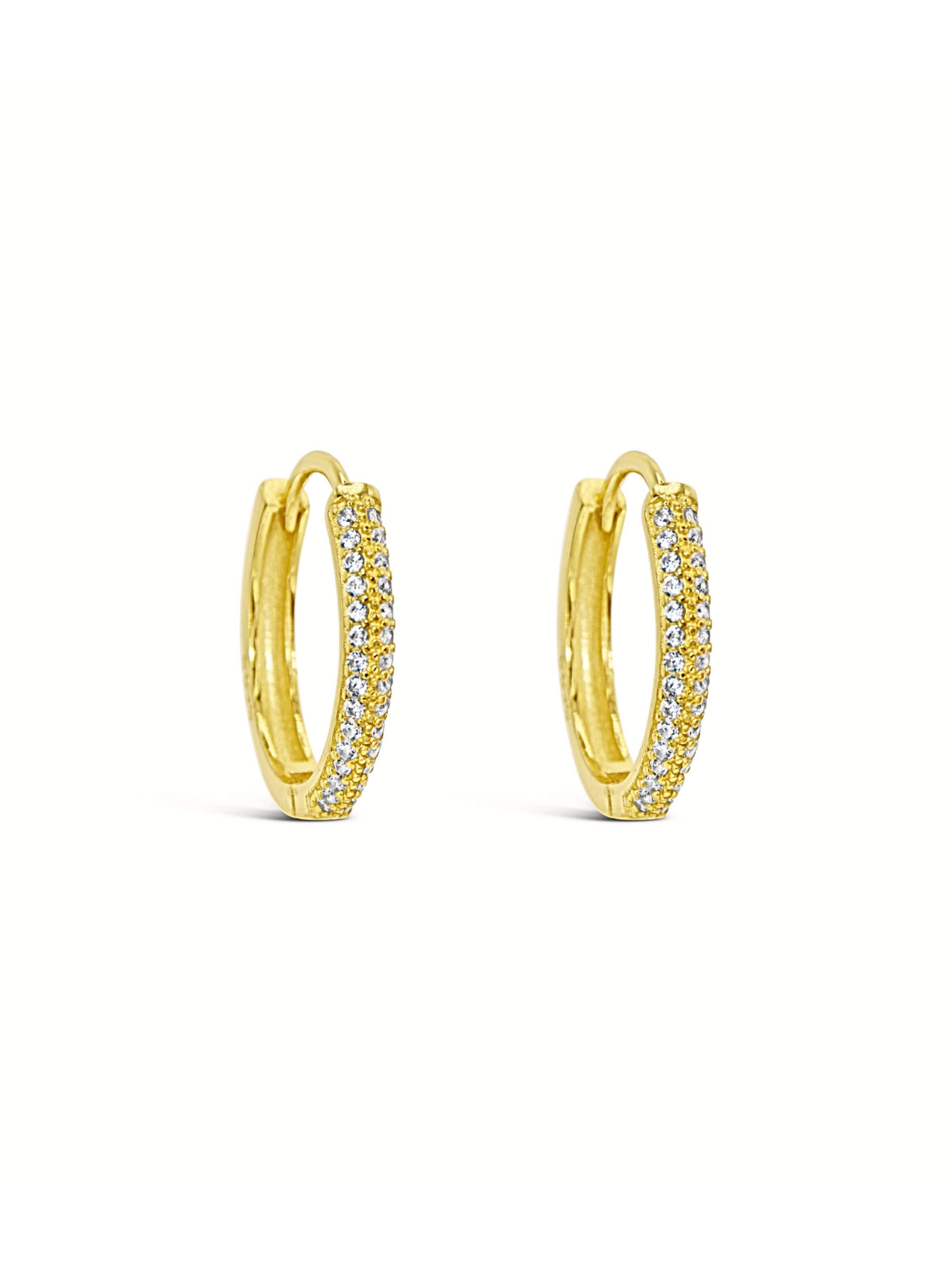 ARS-ARGENTI Ohrringe 'BLINGY HOOPS II gold'‌‌‌‌ in Gold