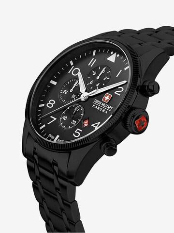 SWISS MILITARY HANOWA Analog Watch 'THUNDERBOLT CHRONO' in Black