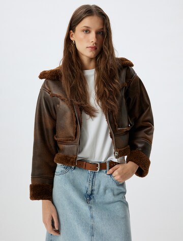 Koton Between-season jacket in Brown