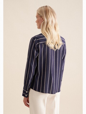 SEIDENSTICKER Blouse 'Schwarze Rose' in Blue