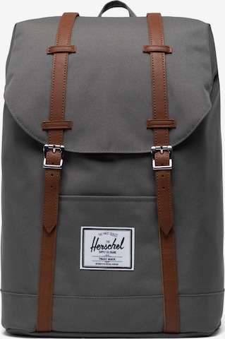 Herschel Backpack 'Retreat' in Grey: front