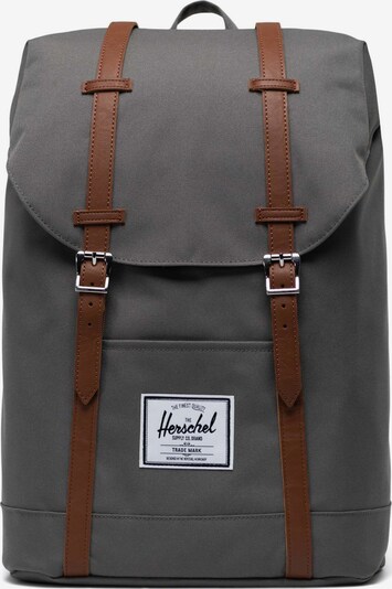 Herschel Backpack 'Retreat' in Caramel / Graphite / Black / White, Item view