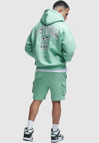 2Y Studios Zip-Up Hoodie 'Globus' in Green