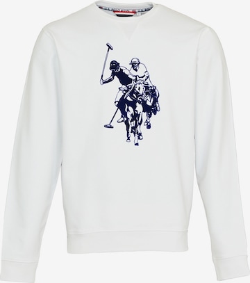 U.S. POLO ASSN. Sweatshirt in Weiß: Vorderseite