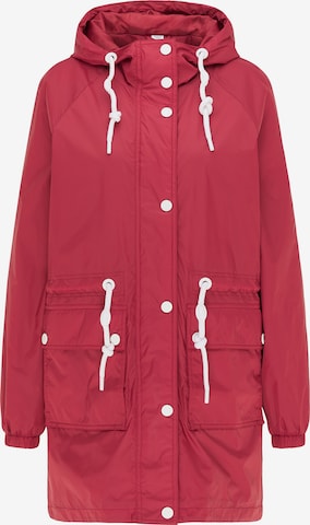 DreiMaster Maritim Between-Seasons Parka in Red: front