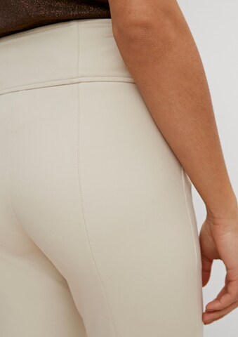 Skinny Pantalon COMMA en beige