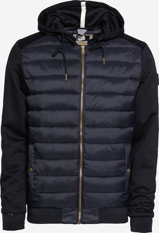 Hailys Men Regular Fit Sweatjacke 'Jasper' in Blau: predná strana