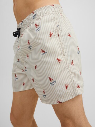 Shorts de bain 'Crete' JACK & JONES en blanc