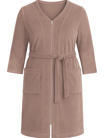Peignoir long '5011' Vivisence en beige : devant