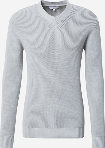 DAN FOX APPAREL Sweater 'Bilal' in Grey: front