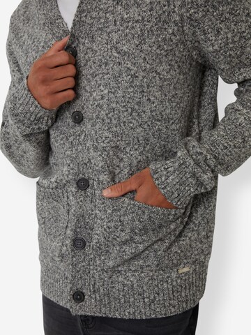 Threadbare Strickjacke 'Hadfield' in Grau