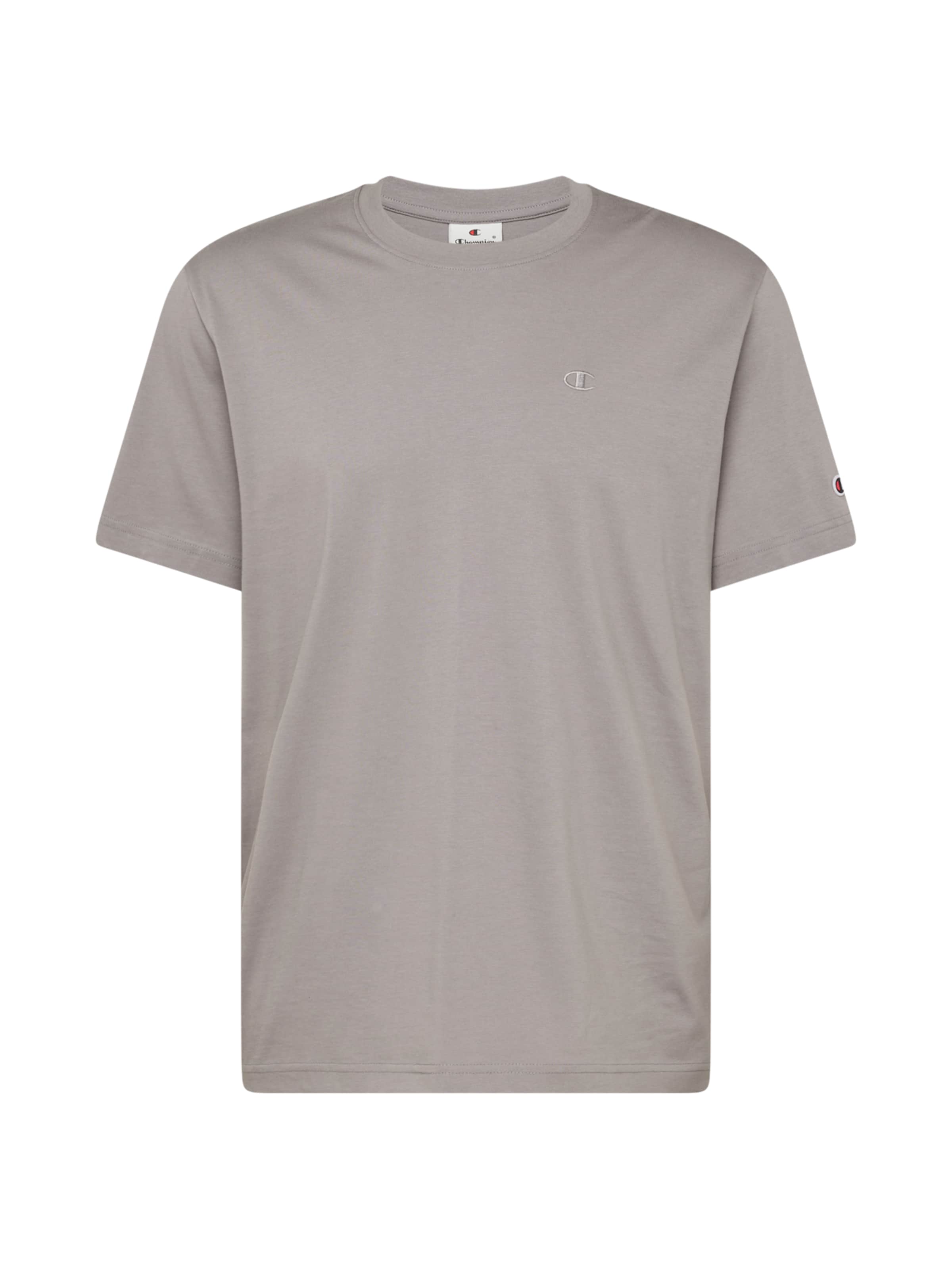 Champion T-Shirt in Grau: Vorderseite