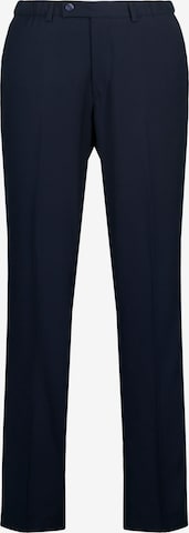 JP1880 Regular Pleated Pants in Blue: front