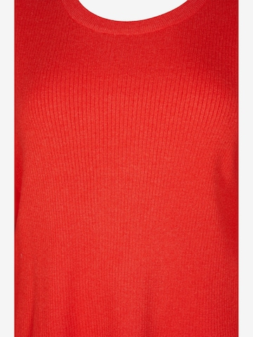Zizzi Pulover | rdeča barva