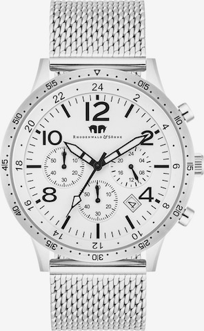Montre à affichage analogique Rhodenwald & Söhne en argent : devant