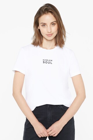 Harlem Soul JO-LEEN T-Shirt Printed in Weiß: predná strana