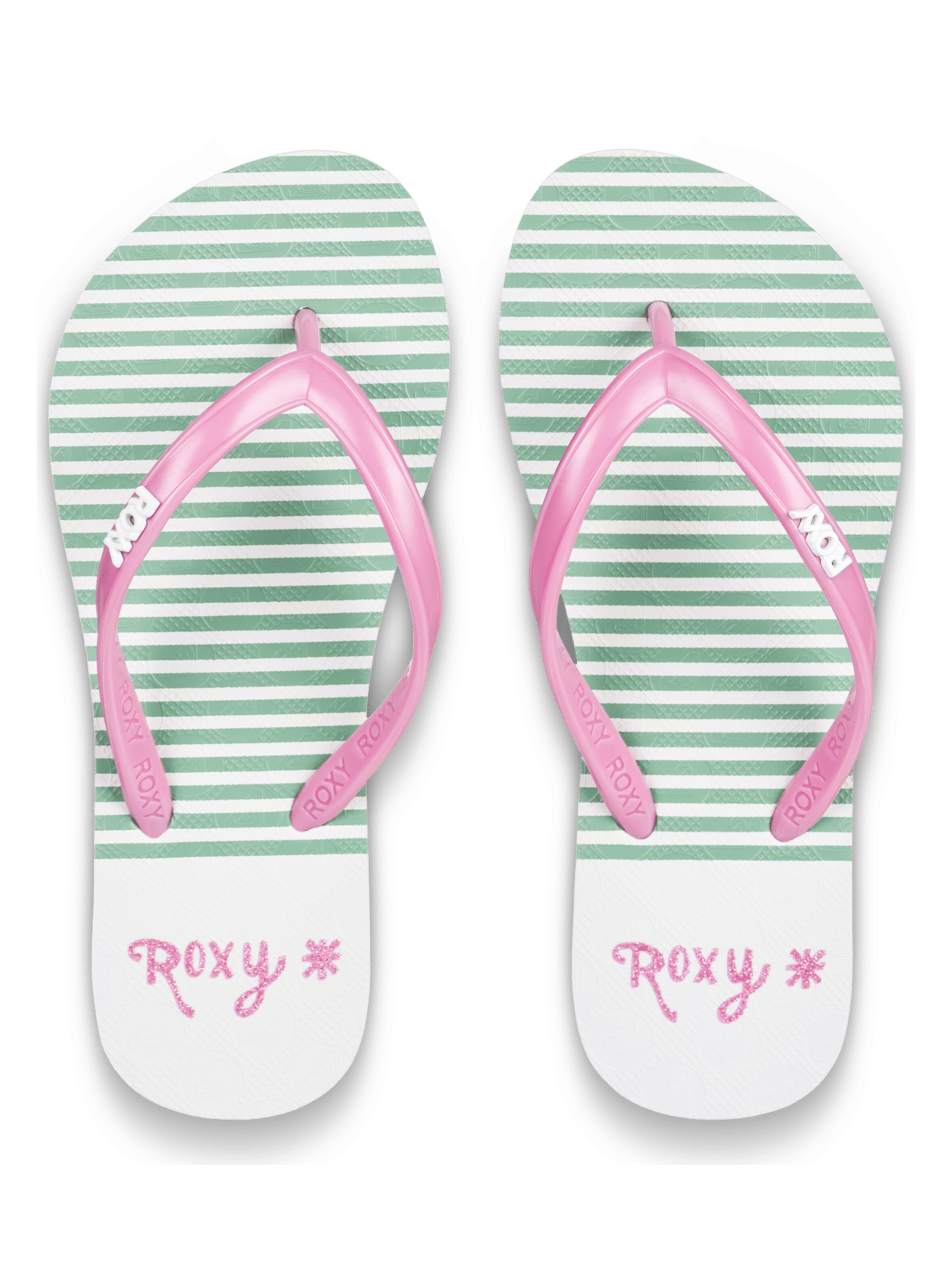 ROXY Sandals 'Rg Viva Stamp LI' in Pink