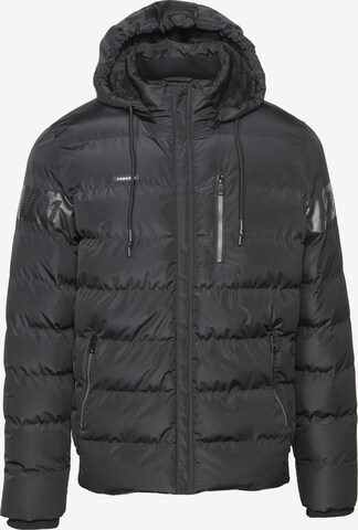 KOROSHI Winter Jacket in Black: front