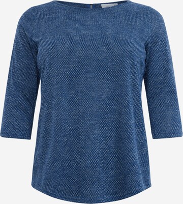 ONLY Carmakoma Shirt 'Martha' in Blauw: voorkant