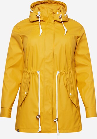 Ragwear Plus Between-Seasons Parka 'MONADIS' in Yellow: front