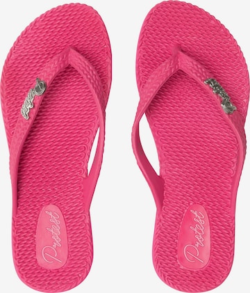 PROTEST Hausschuh 'STAMP JR' in Pink: Vorderseite