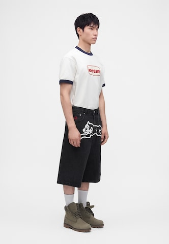 Billionaire Boys Club Wide leg Τζιν 'RUNNING DOG TRIPLE SCOOP' σε μαύρο