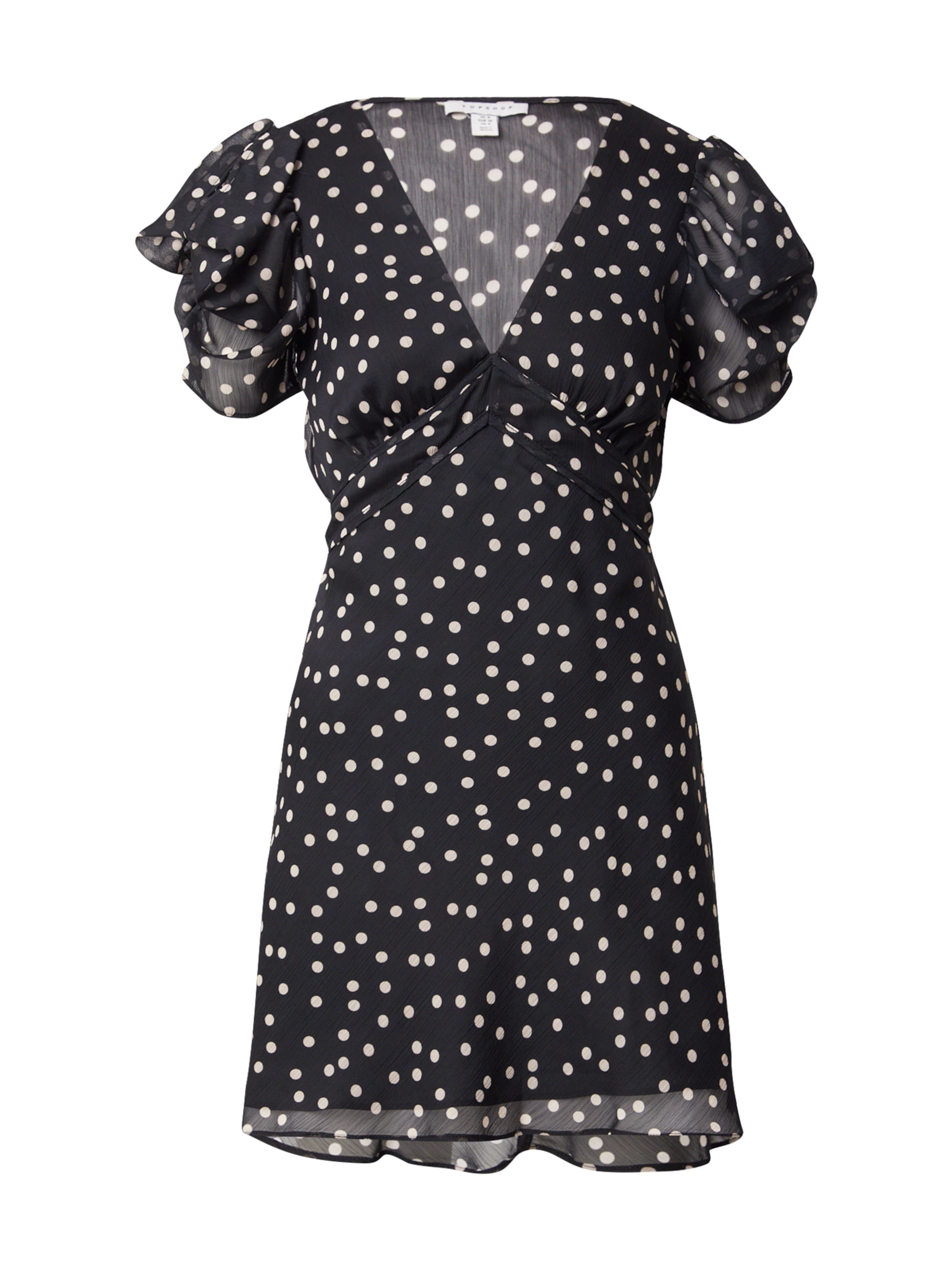 TOPSHOP Платье в Черный: спереди