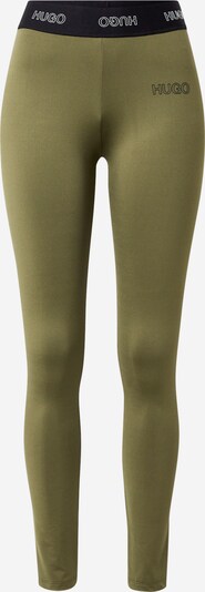 HUGO Leggings 'Nasabe' in oliv / schwarz, Produktansicht