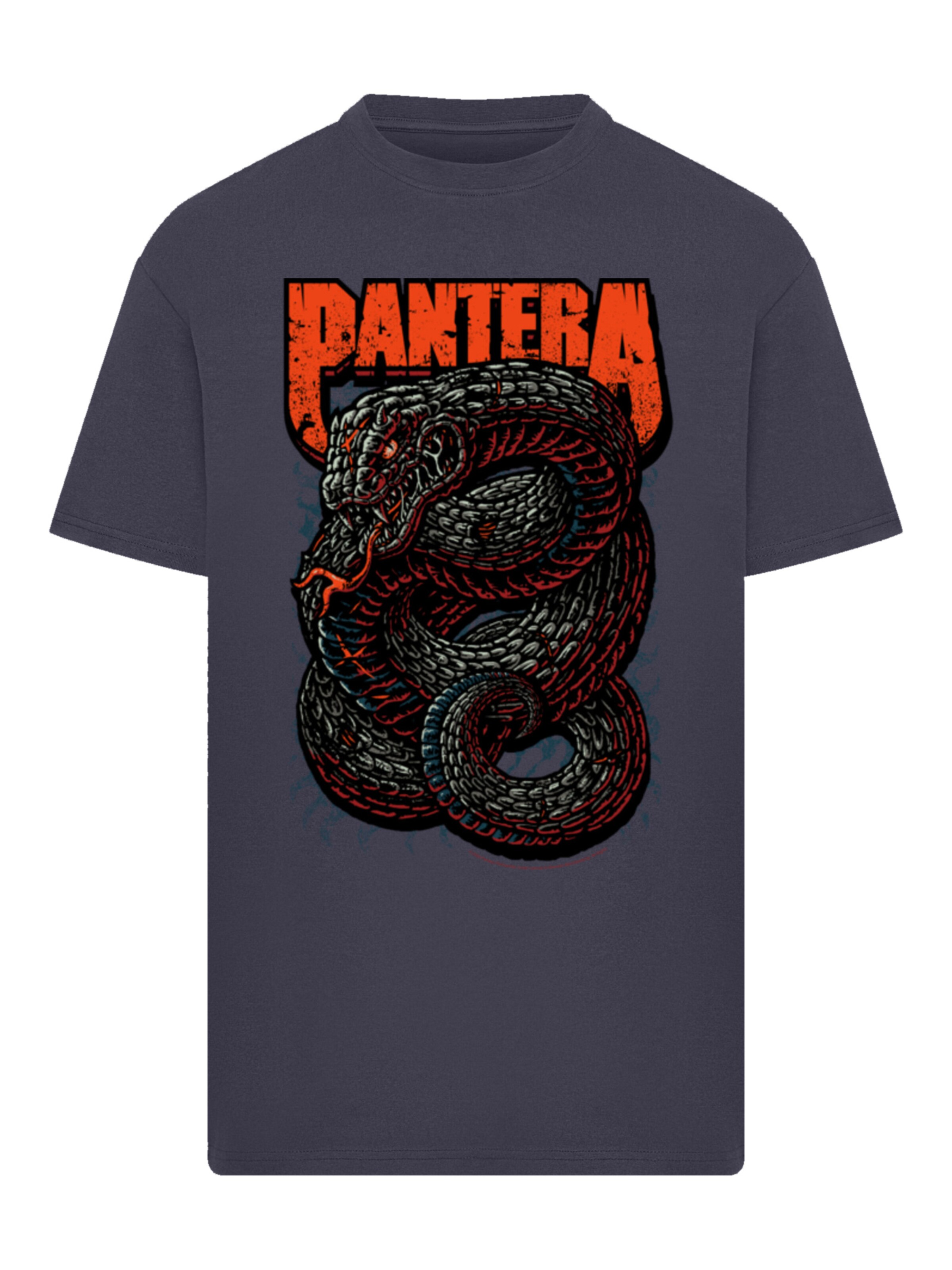 F4NT4STIC Shirt 'Pantera Venomous Snake' in Blue: front