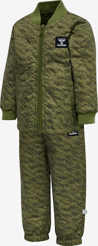 Hummel Tracksuit in Green: front