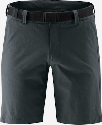 Maier Sports Regular Outdoor Pants in Black: front