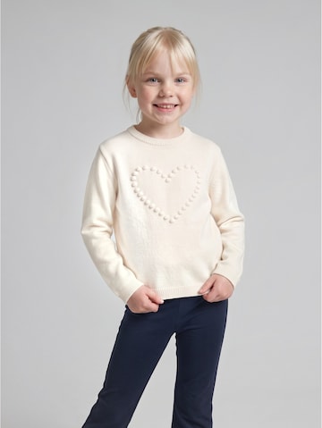 TOM TAILOR Sweater in White: front