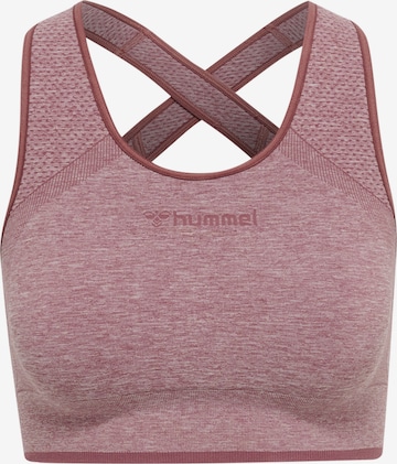 Hummel Bustier Sport bh in Roze: voorkant