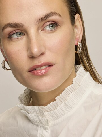 Luxenter Earrings 'Hax' in Gold