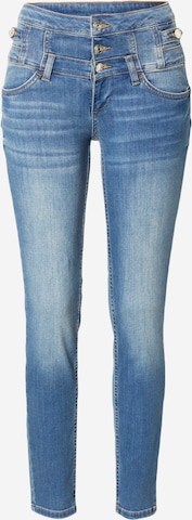 Liu Jo Skinny Jeans 'Rampy' in Blauw: voorkant