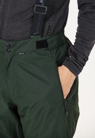 Whistler Regular Workout Pants 'Fairfax' in Green