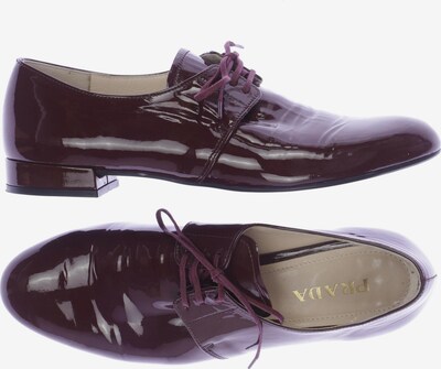 PRADA Flats & Loafers in 37 in Bordeaux, Item view
