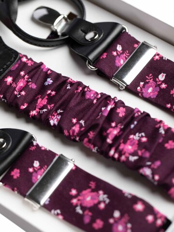 FAFIGO Suspenders 'Zio Giuseppe' in Purple